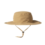 Cappello da avventura regolabile stile safari in nylon e poliestere color camel prima vista