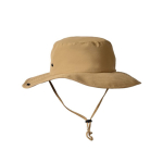 Cappello da avventura regolabile stile safari in nylon e poliestere color camel