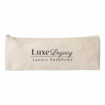 Astuccio in cotone riciclato con elastico per taccuino color naturale quarta vista