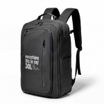 Zaino per portatile con scomparti multipli 16'' color nero vista dettaglio