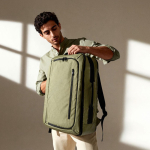 Zaino per portatile con scomparti multipli 16'' color verde vista dettaglio 2