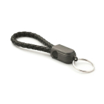 Cavo portachiavi di ricarica rapida con ingresso tipo C, USB-C color nero prima vista