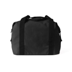 Borsa in poliestere ideale per viaggi o sport con fascia per trolley color nero quinta vista