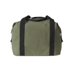 Borsa in poliestere ideale per viaggi o sport con fascia per trolley color verde quinta vista
