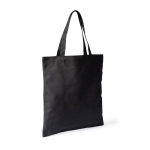 Borsa in poliestere con manici lunghi e capacità di carico di 12L color nero prima vista