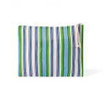 Astuccio personalizzabile in polipropilene a righe 200 g/m² color verde prima vista