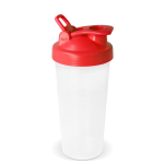Shaker in plastica antigoccia con inserto di miscelazione 700 ml color rosso seconda vista