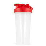 Shaker in plastica antigoccia con inserto di miscelazione 700 ml color rosso quinta vista