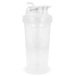 Shaker in plastica antigoccia con inserto di miscelazione 700 ml color bianco