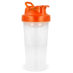 Shaker in plastica antigoccia con inserto di miscelazione 700 ml color arancione