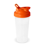 Shaker in plastica antigoccia con inserto di miscelazione 700 ml color arancione seconda vista