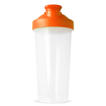 Shaker in plastica antigoccia con inserto di miscelazione 700 ml color arancione quarta vista