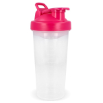 Shaker in plastica antigoccia con inserto di miscelazione 700 ml color rosa