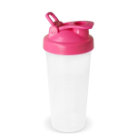 Shaker in plastica antigoccia con inserto di miscelazione 700 ml color rosa seconda vista