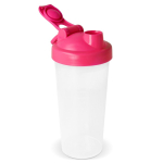 Shaker in plastica antigoccia con inserto di miscelazione 700 ml color rosa terza vista