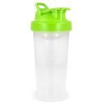 Shaker in plastica antigoccia con inserto di miscelazione 700 ml color lime