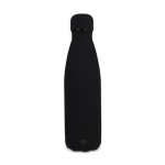 Borraccia termica in acciaio inox riciclato con finitura soft touch 500 ml color nero