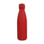 Borraccia termica in acciaio inox riciclato con finitura soft touch 500 ml color rosso