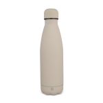 Borraccia termica in acciaio inox riciclato con finitura soft touch 500 ml color beige