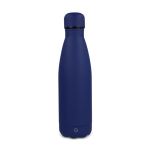 Borraccia termica in acciaio inox riciclato con finitura soft touch 500 ml color blu scuro