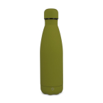 Borraccia termica in acciaio inox riciclato con finitura soft touch 500 ml color verde oliva