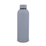Bottiglia termica in acciaio inox riciclato con chiusura antigoccia 500 ml color grigio