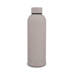 Bottiglia termica in acciaio inox riciclato con chiusura antigoccia 500 ml color beige