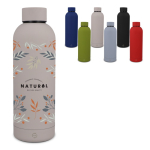 Bottiglia termica in acciaio inox riciclato con chiusura antigoccia 500 ml