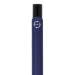 Penna in alluminio riciclato con clip nero e inchiostro blu color blu scuro sesta vista