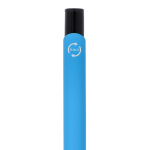 Penna in alluminio riciclato con clip nero e inchiostro blu color azzurro sesta vista