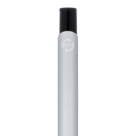 Penna in alluminio riciclato con clip nero e inchiostro blu color nero / grigio sesta vista