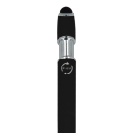 Penna in alluminio riciclato con clip robusta e inchiostro blu color nero sesta vista