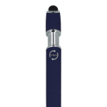 Penna in alluminio riciclato con clip robusta e inchiostro blu color blu scuro sesta vista