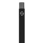 Penna in alluminio riciclato soft-touch con inchiostro blu color nero sesta vista