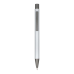 Penna in alluminio riciclato soft-touch con inchiostro blu seconda vista