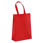 Borsa da trasporto in RPET con soffietto e manici medi 105 g/m² color rosso