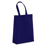 Borsa da trasporto in RPET con soffietto e manici medi 105 g/m² color blu scuro