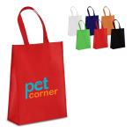 Borsa da trasporto in RPET con soffietto e manici medi 105 g/m²