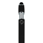 Penna in alluminio riciclato con clip robusta e inchiostro nero color nero sesta vista