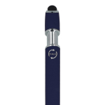Penna in alluminio riciclato con clip robusta e inchiostro nero color blu scuro sesta vista