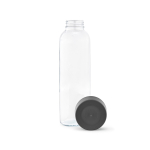 Bottiglia in vetro prodotta in Europa con tappo anti-perdita 800ml color trasparente seconda vista