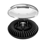 Cavo in plastica riciclata tutto in uno con ricarica rapida 60W color nero seconda vista