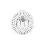 Cavo in plastica riciclata tutto in uno con ricarica rapida 60W color bianco vista frontale