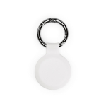 Localizzatore in plastica riciclata compatibile con Apple e Android color bianco vista posteriore