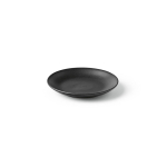 Piatto da dessert in ceramica con finitura opaca, prodotto in Europa color nero