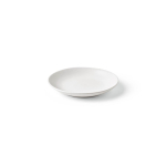 Piatto da dessert in ceramica con finitura opaca, prodotto in Europa color bianco