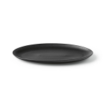 Vassoio in ceramica opaca per servire alimenti, prodotto in Europa color nero