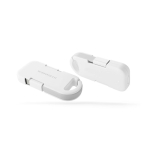 Caricatore portatile portachiavi ultracompatto in plastica riciclata 1.000mAh color bianco sesta vista