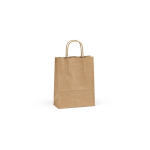 Borsa in carta kraft riciclata con certificazione FSC 115 g/m² color naturale