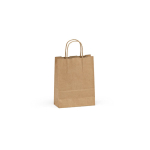 Borsa in carta kraft riciclata con certificazione FSC 115 g/m² color naturale seconda vista